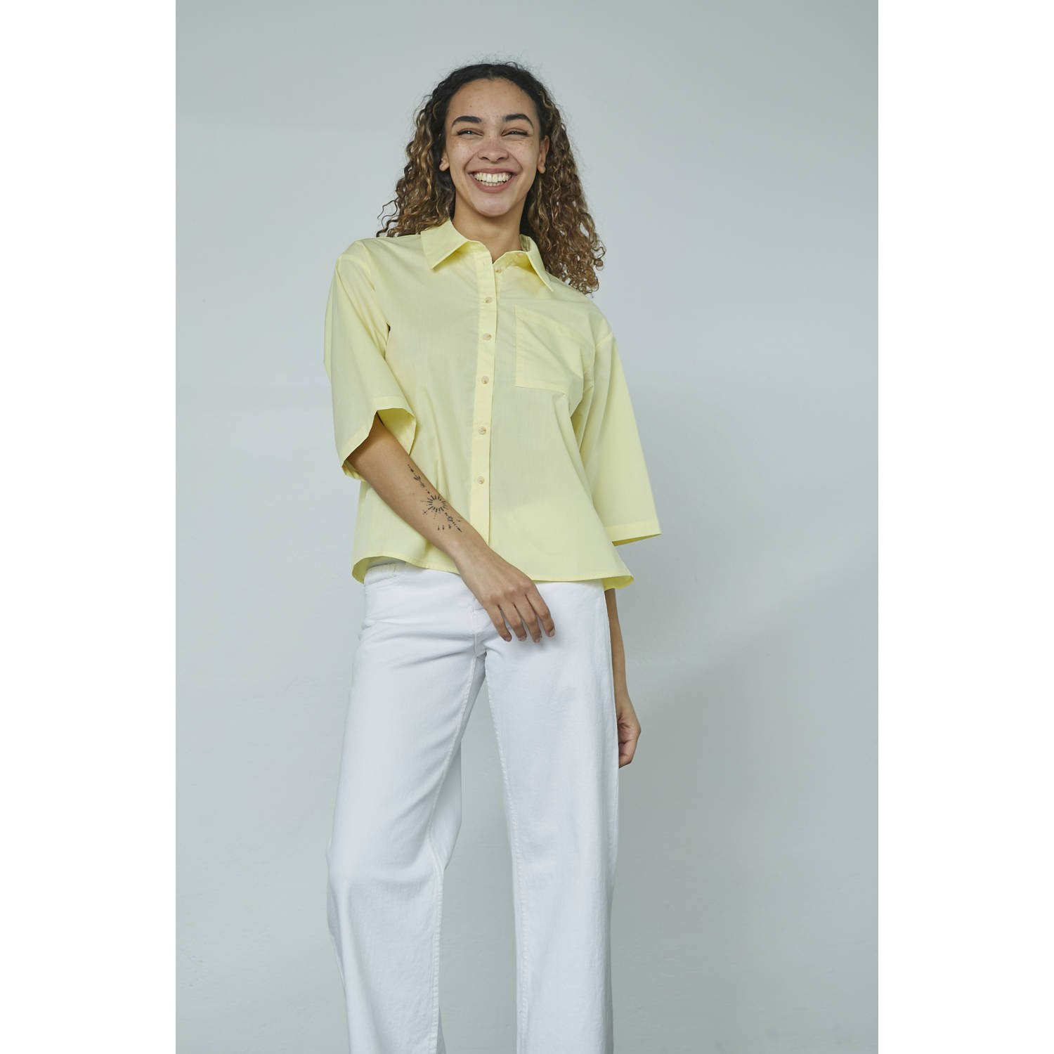 SisterS Point blouse lichtgeel