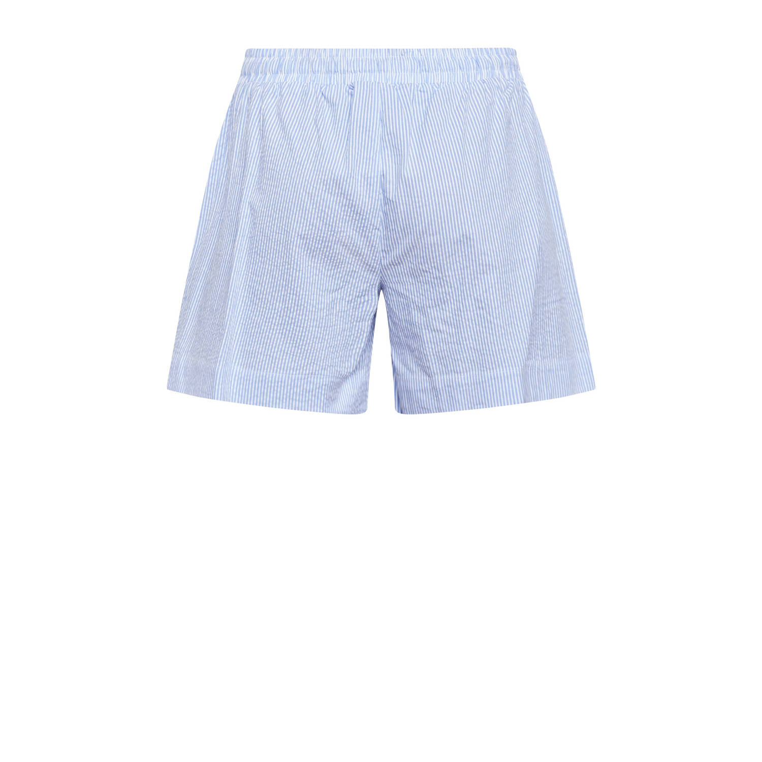 SisterS Point wide leg regular waist casual short lichtblauw
