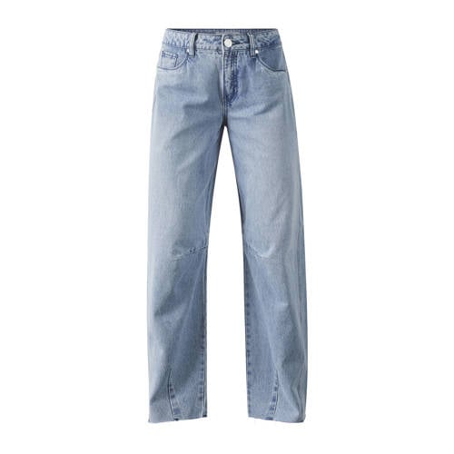 SisterS Point wide leg jeans light blue denim afbeelding