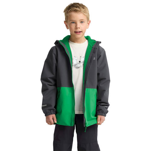 Jack Wolfskin jas Snow Days groen/grijs afbeelding