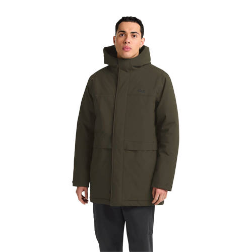 Jack Wolfskin jas Cold Camp donkergroen afbeelding