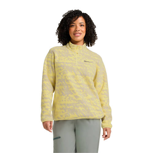 Jack Wolfskin fleece sweater SKY geel afbeelding