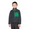 Jack Wolfskin teddy fleece vest Ice Curl grijs/groen
