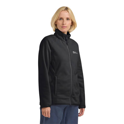 Jack Wolfskin fleece jack MOONRISE zwart afbeelding