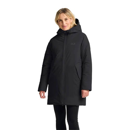 Jack Wolfskin jas Frost Haven zwart afbeelding