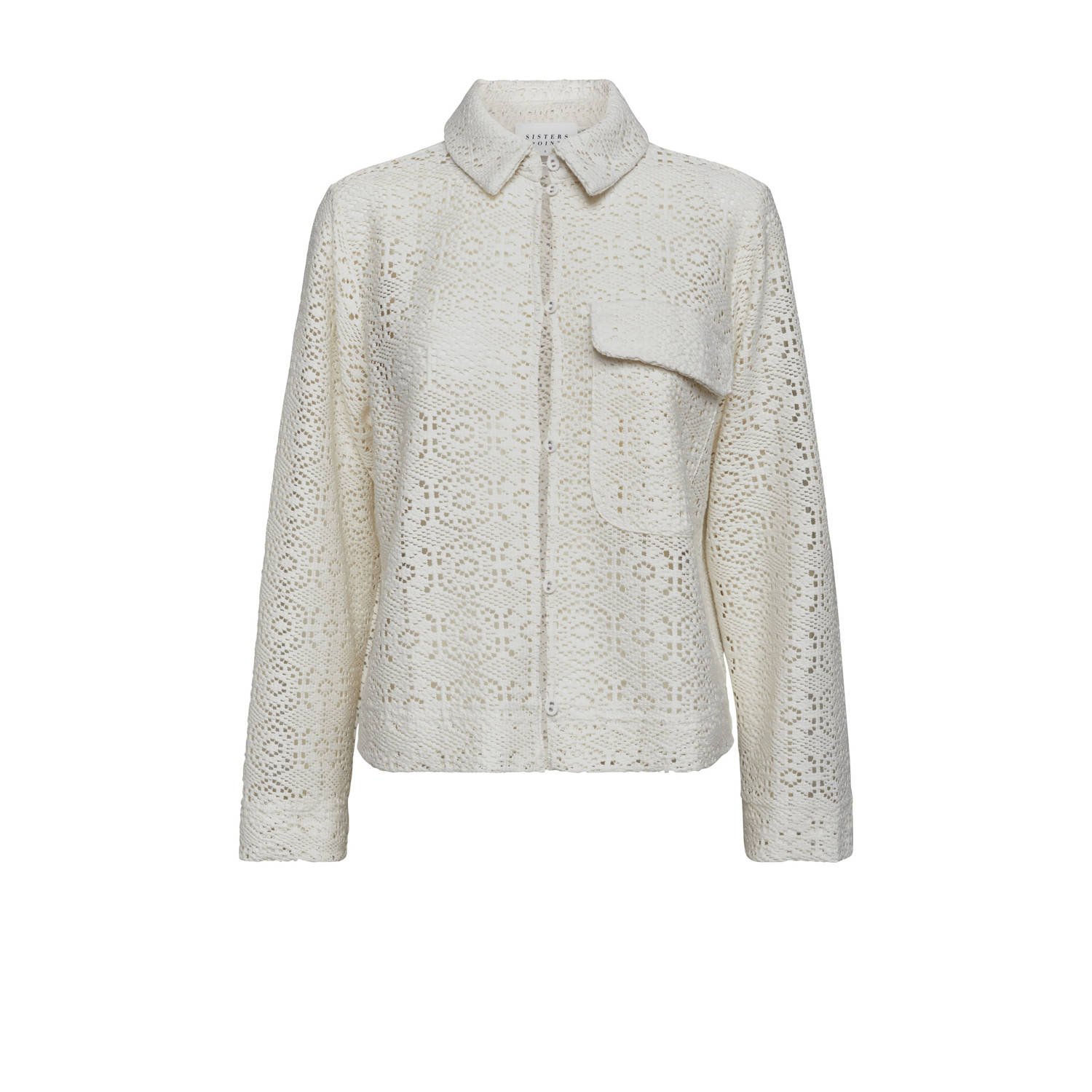 SisterS Point blouse ecru broderie