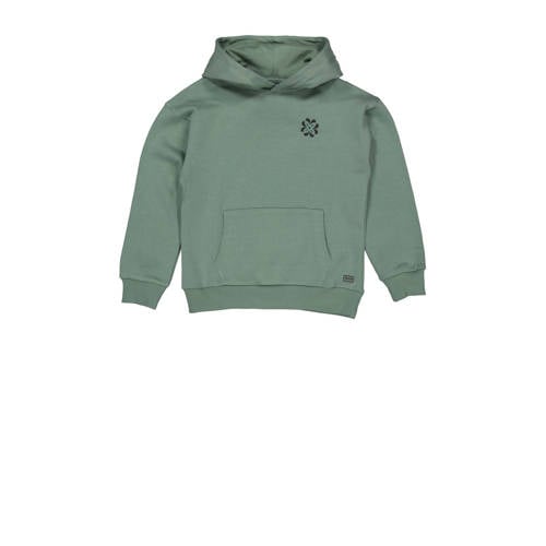 Quapi hoodie met backprint groen afbeelding