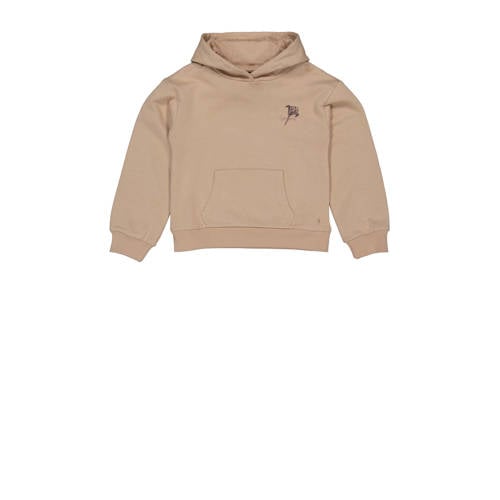 LEVV hoodie met backprint beige afbeelding