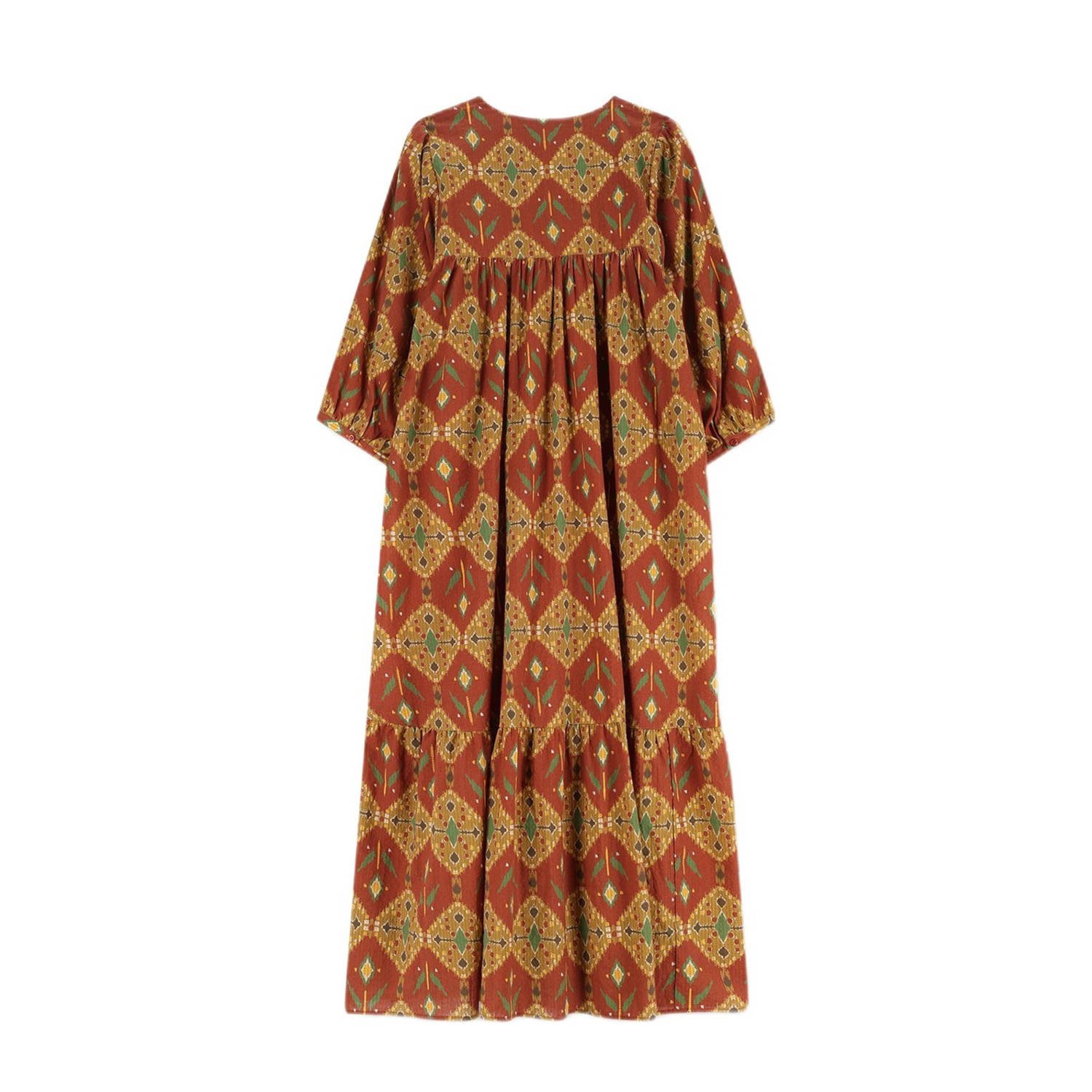 Sissy-Boy maxi jurk roodbruin
