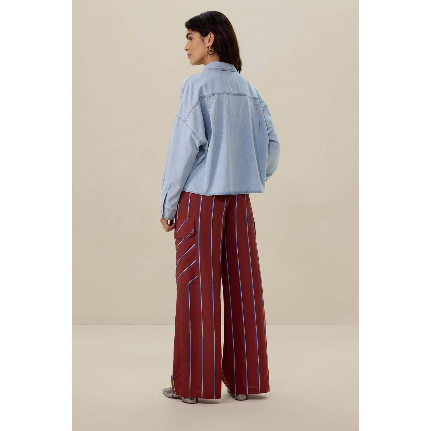 Sissy-Boy denim blouse lichtblauw