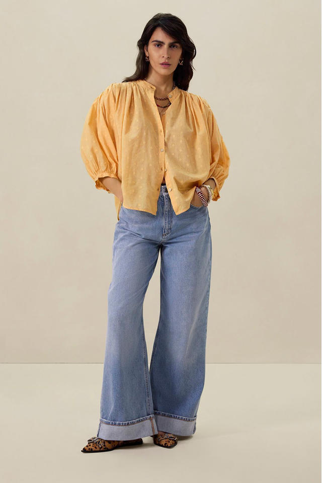 Damesmode Sale Sissy Boy Damesmode Sissy-Boy Blouse Geel Kopen