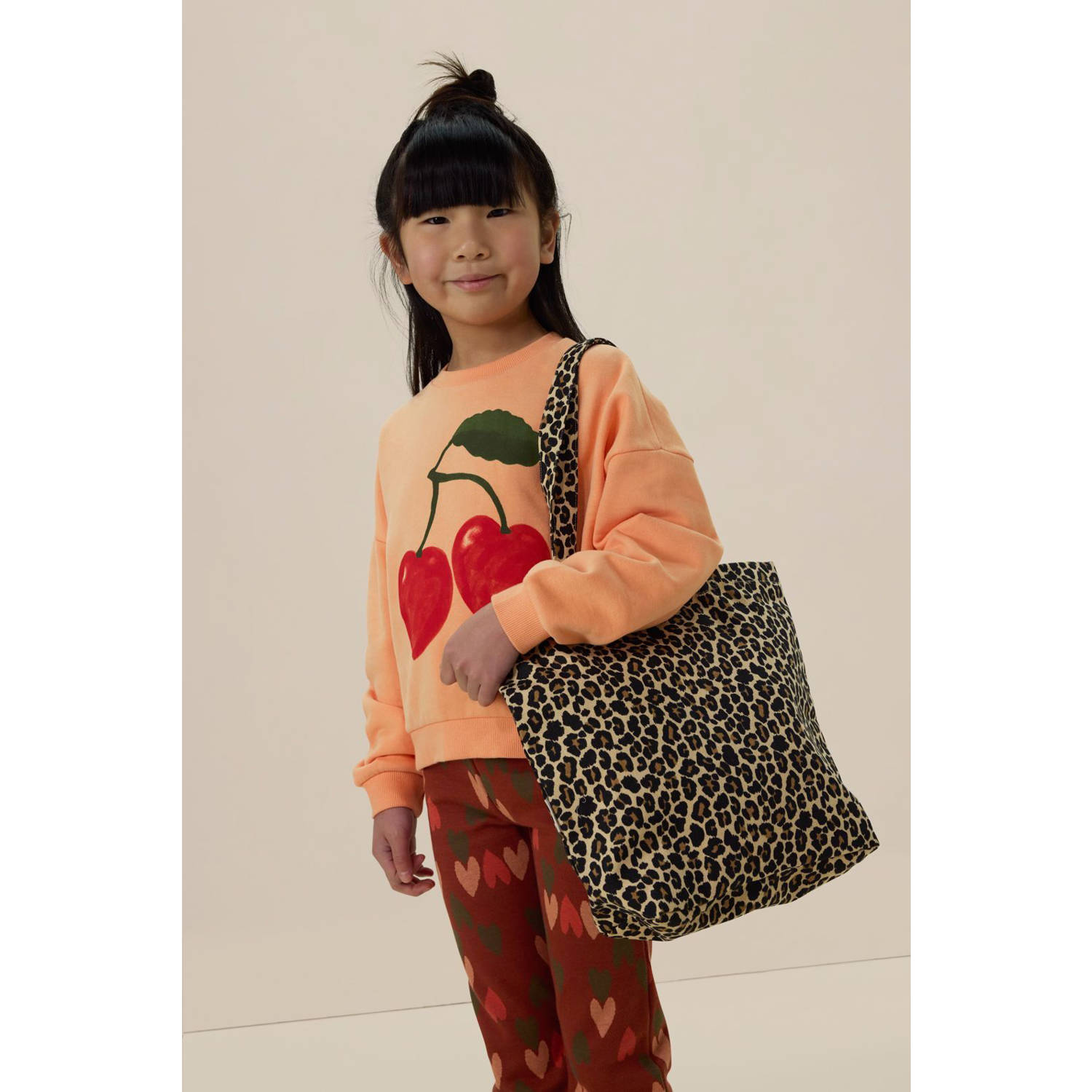 Sissy-Boy Canvas tas met luipaardprint