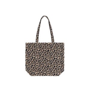 Canvas tas met luipaardprint