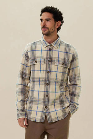 straight overshirt beige