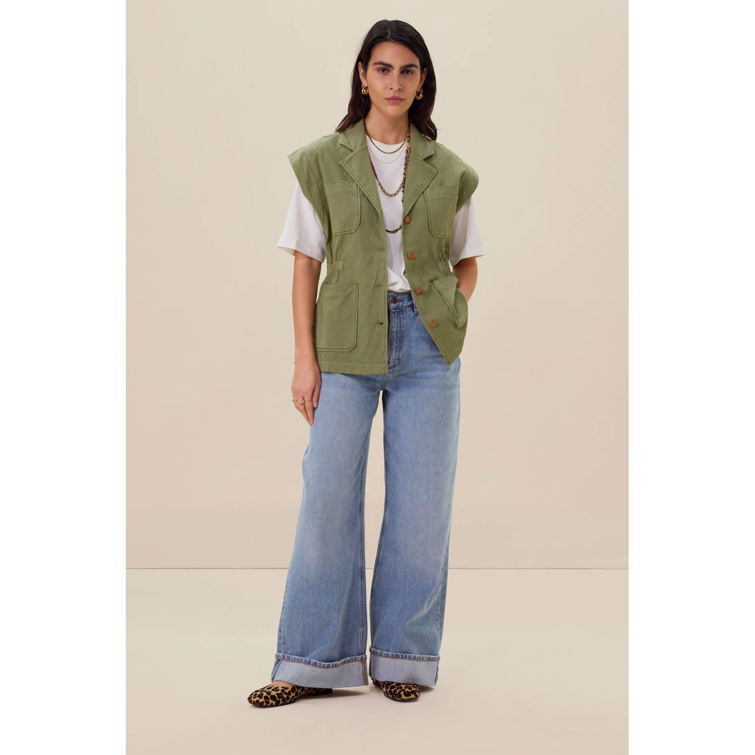 Sissy-Boy bodywarmer groen