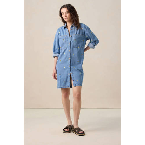 Sissy-Boy denim spijkerjurk medium blue denim afbeelding
