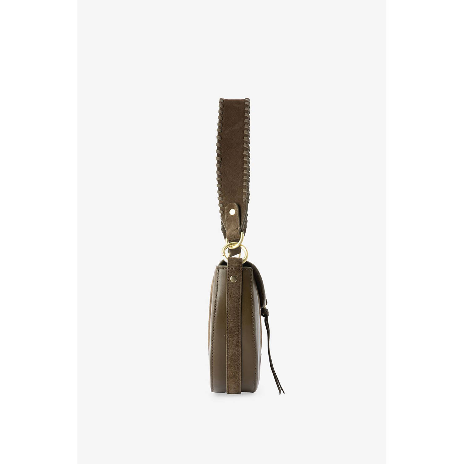 Sissy-Boy leren crossbody tas donkergroen