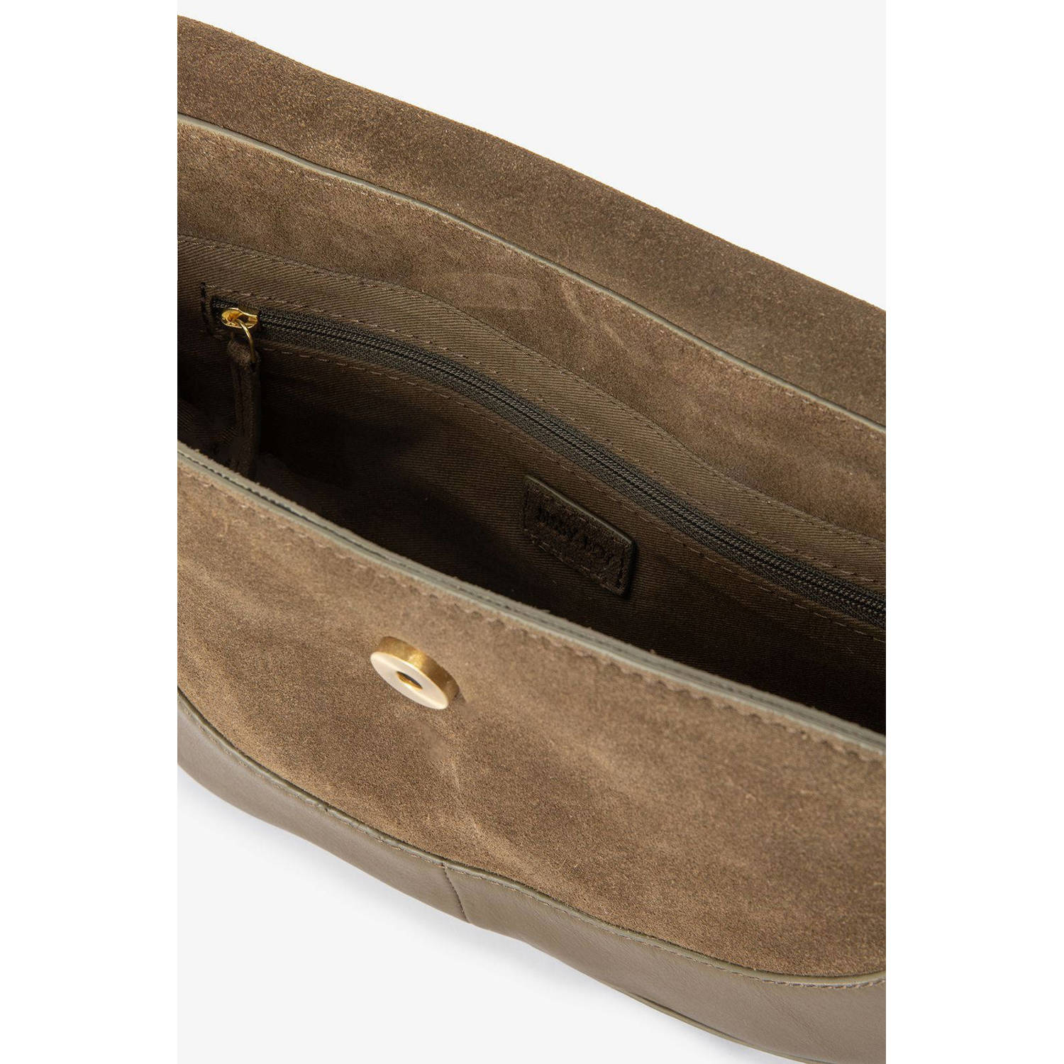 Sissy-Boy leren crossbody tas donkergroen