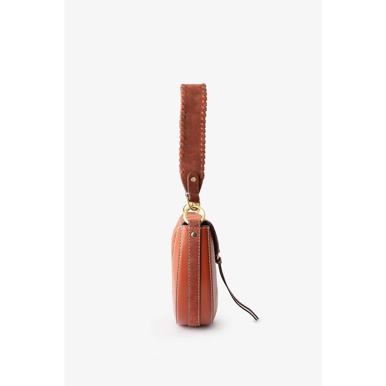 Sissy-Boy leren crossbody tas bruin