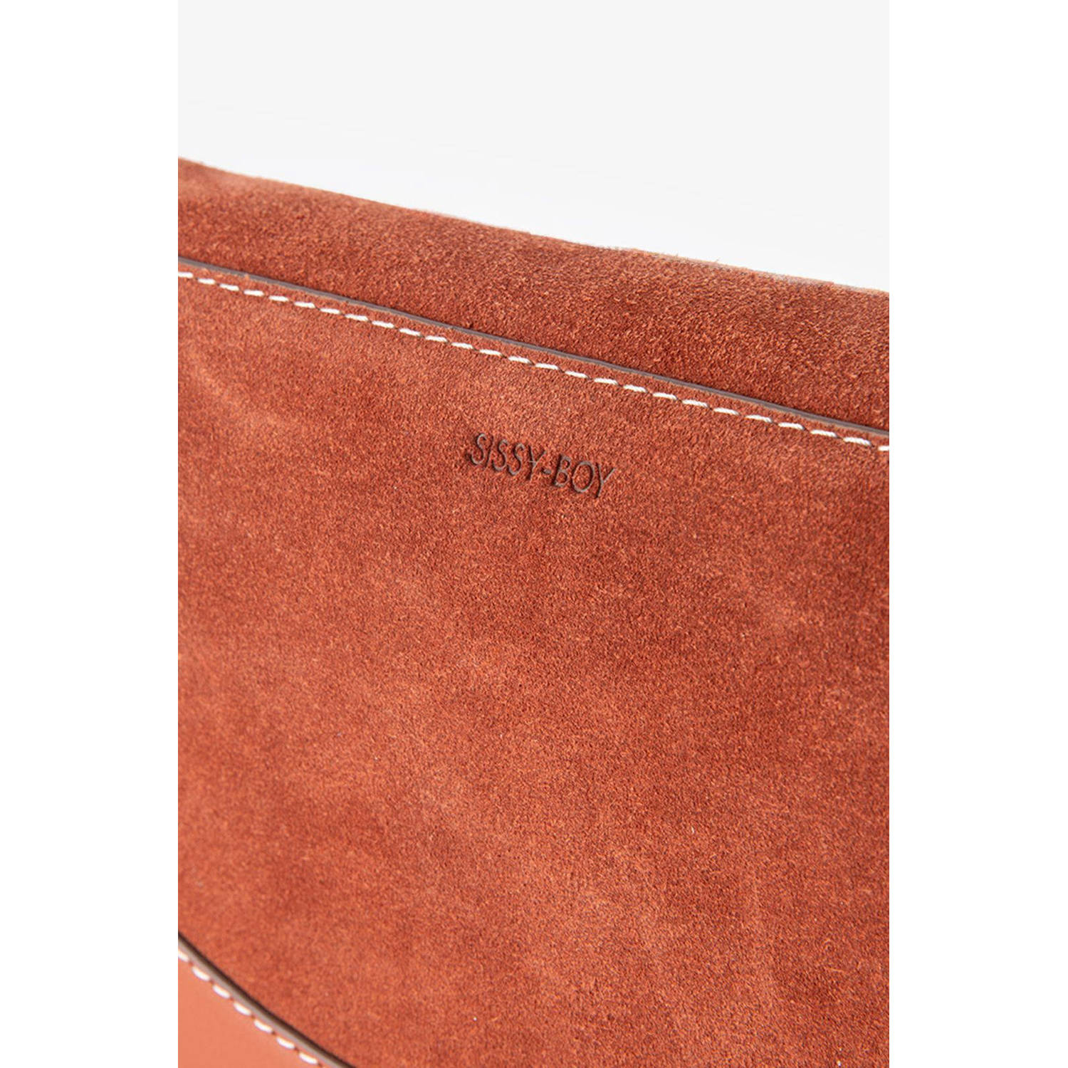 Sissy-Boy leren crossbody tas bruin