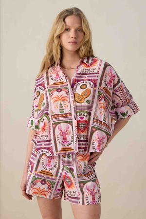 blouse roze
