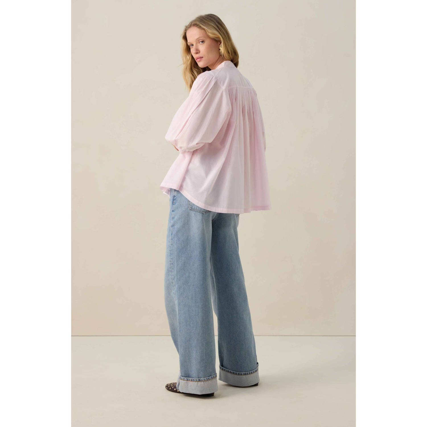 Sissy-Boy blouse lichtroze