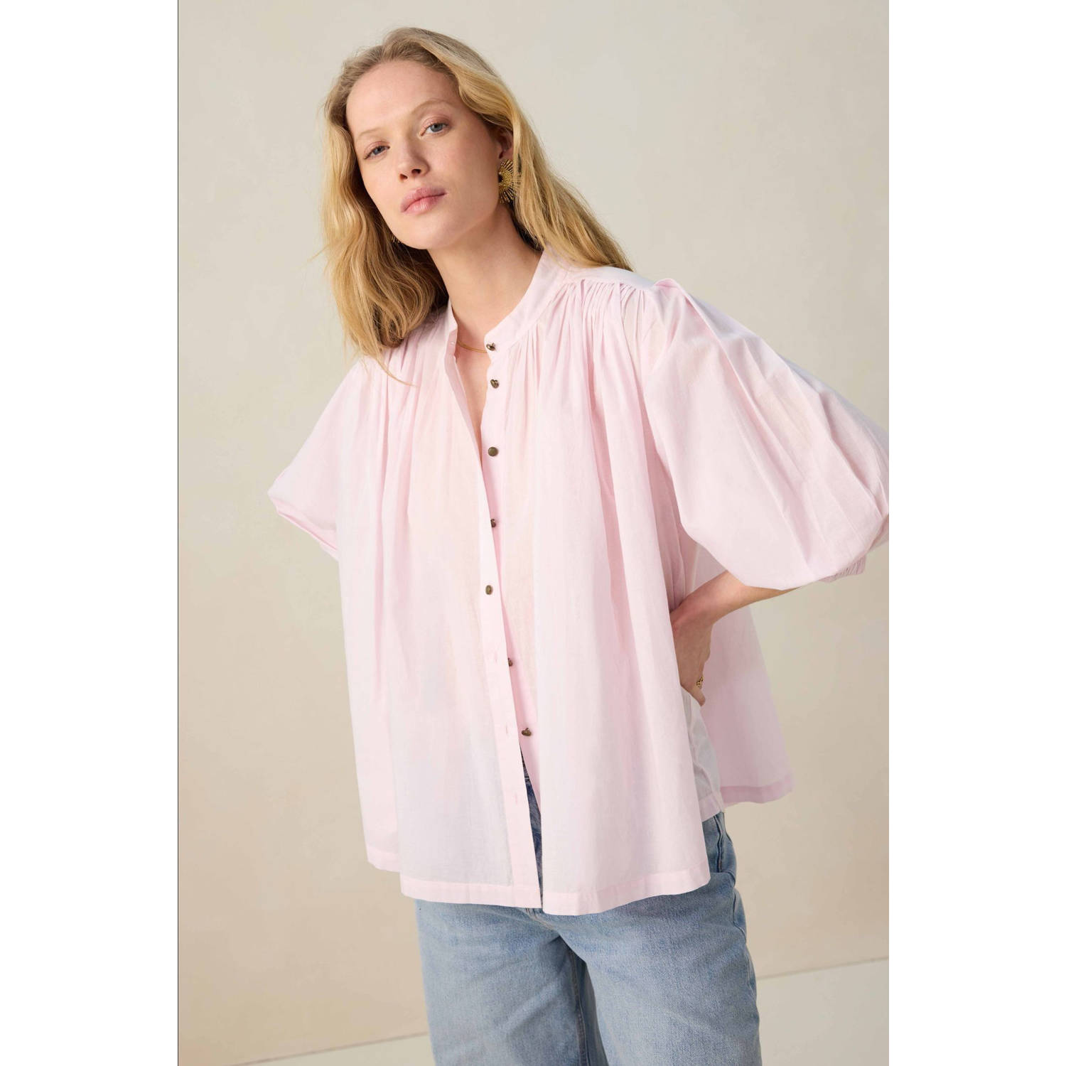 Sissy-Boy blouse lichtroze