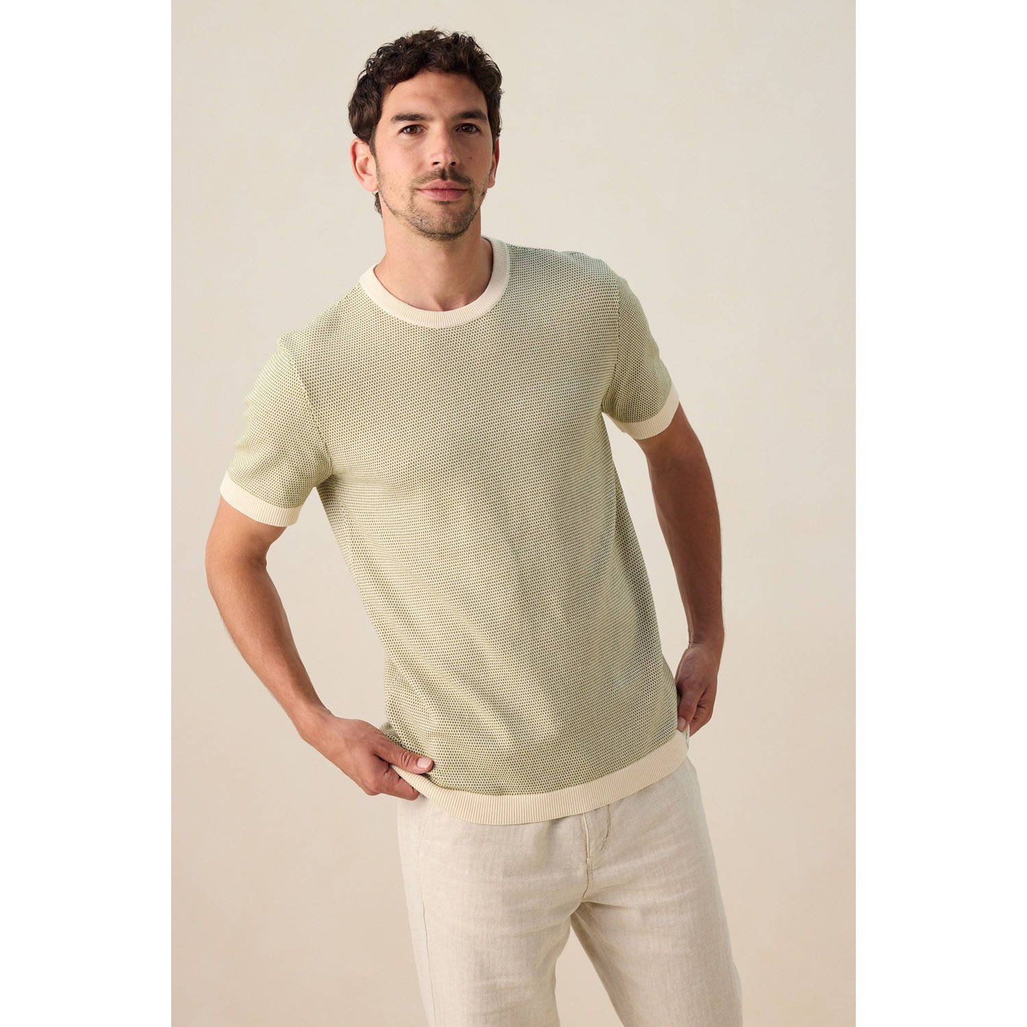 Sissy-Boy T-shirt fijn gebreid groen