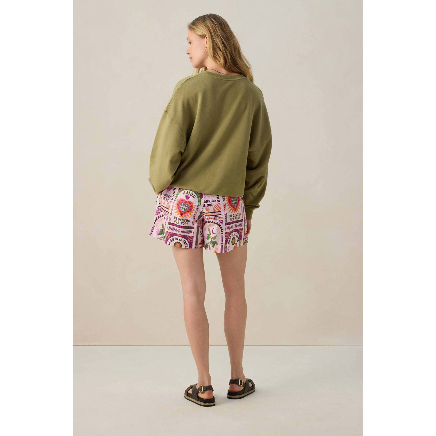 Sissy-Boy regular waist casual short lichtroze