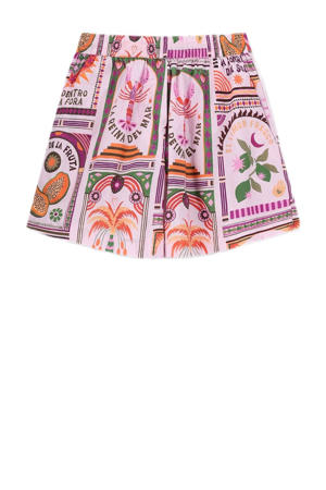 regular waist casual short lichtroze