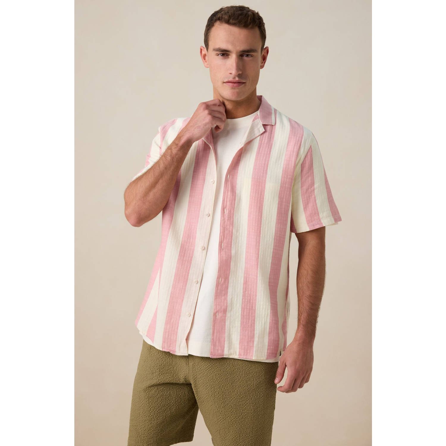 Sissy-Boy casual overhemd roze
