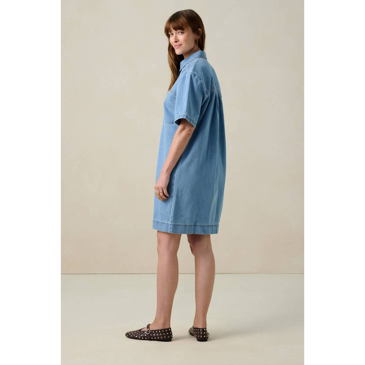 Sissy-Boy spijkerjurk light blue denim