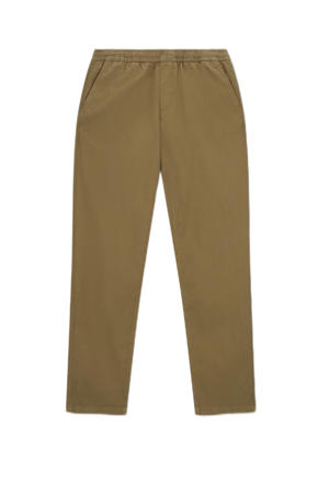 linnen regular casual broek lichtgroen