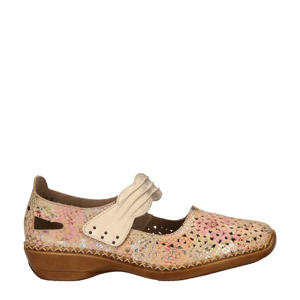   nubuck instappers beige multi