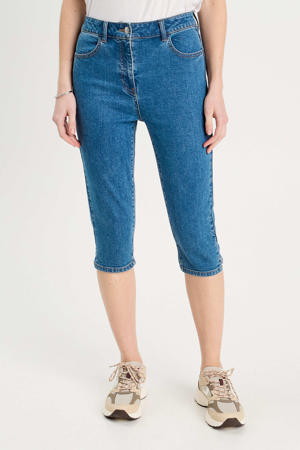 capri jeans dark blue denim