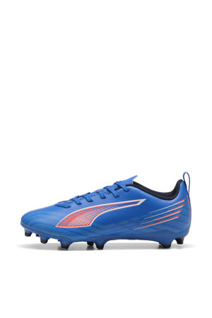 ULTRA 6 Play FG/AG junior voetbalschoenen kobaltblauw/wit/rood