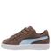 Puma Suede XL suede leren sneakers XL bruin/lichtblauw
