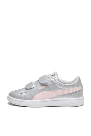 Smash 3.0 Glitz Glam sneakers lichtgrijs/roze