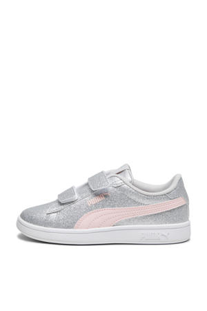 Smash 3.0 Glitz Glam sneakers lichtgrijs/roze