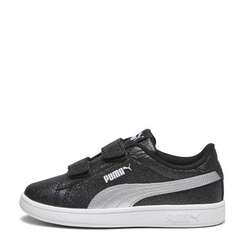 Puma Smash 3.0 Glitz Glam sneakers zwart/zilver afbeelding