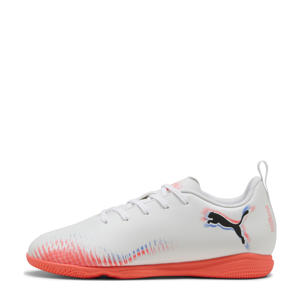 Future 8 Play junior zaalvoetbalschoenen wit/zwart/rood