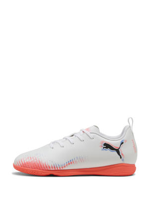 Future 8 Play junior zaalvoetbalschoenen wit/zwart/rood