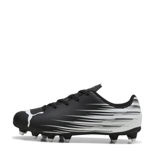 Puma Attacanto II junior voetbalschoenen zwart/wit afbeelding