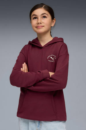 hoodie  donkerrood