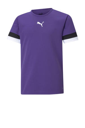 junior voetbalshirt paars/zwart