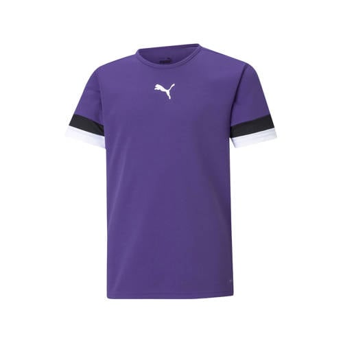 Puma junior voetbalshirt paars/zwart afbeelding
