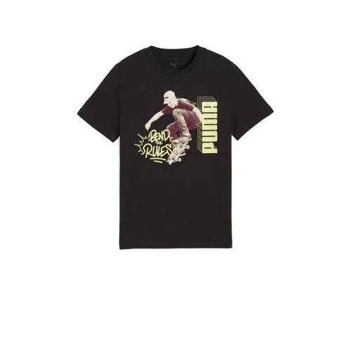 Puma T-shirt zwart afbeelding