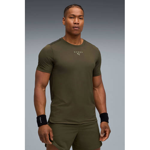 Puma sportshirt Hyrox donkergroen afbeelding