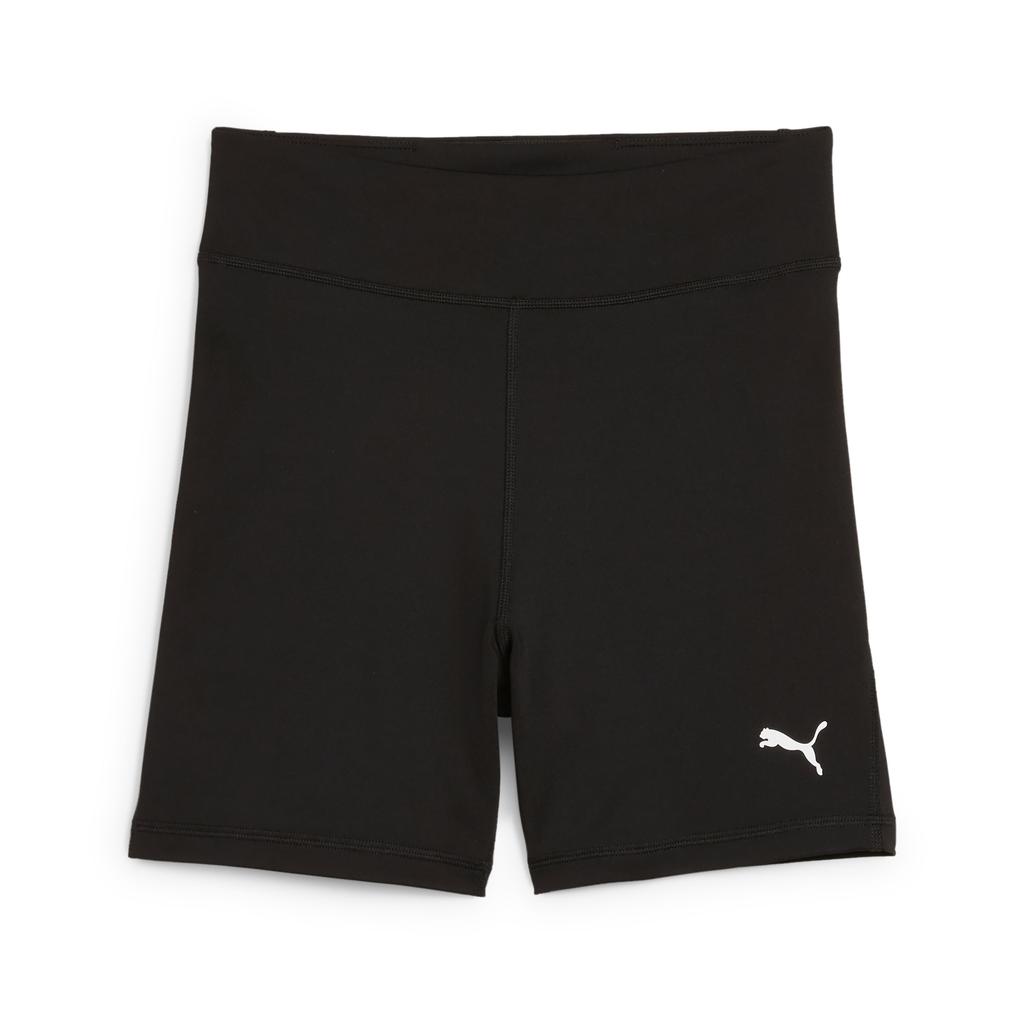 Zwarte meisjes Puma sportshort van polyester met elastische tailleband