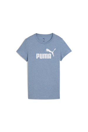 T-shirt blauw/wit